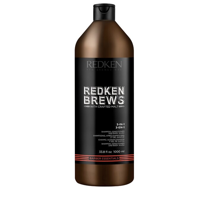 Brews 3 in1 Shampoo, Conditioner & Bodywash